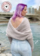 Easy Eyelet Sweater Scarf x @knitatude Kit - Petite Wool Version