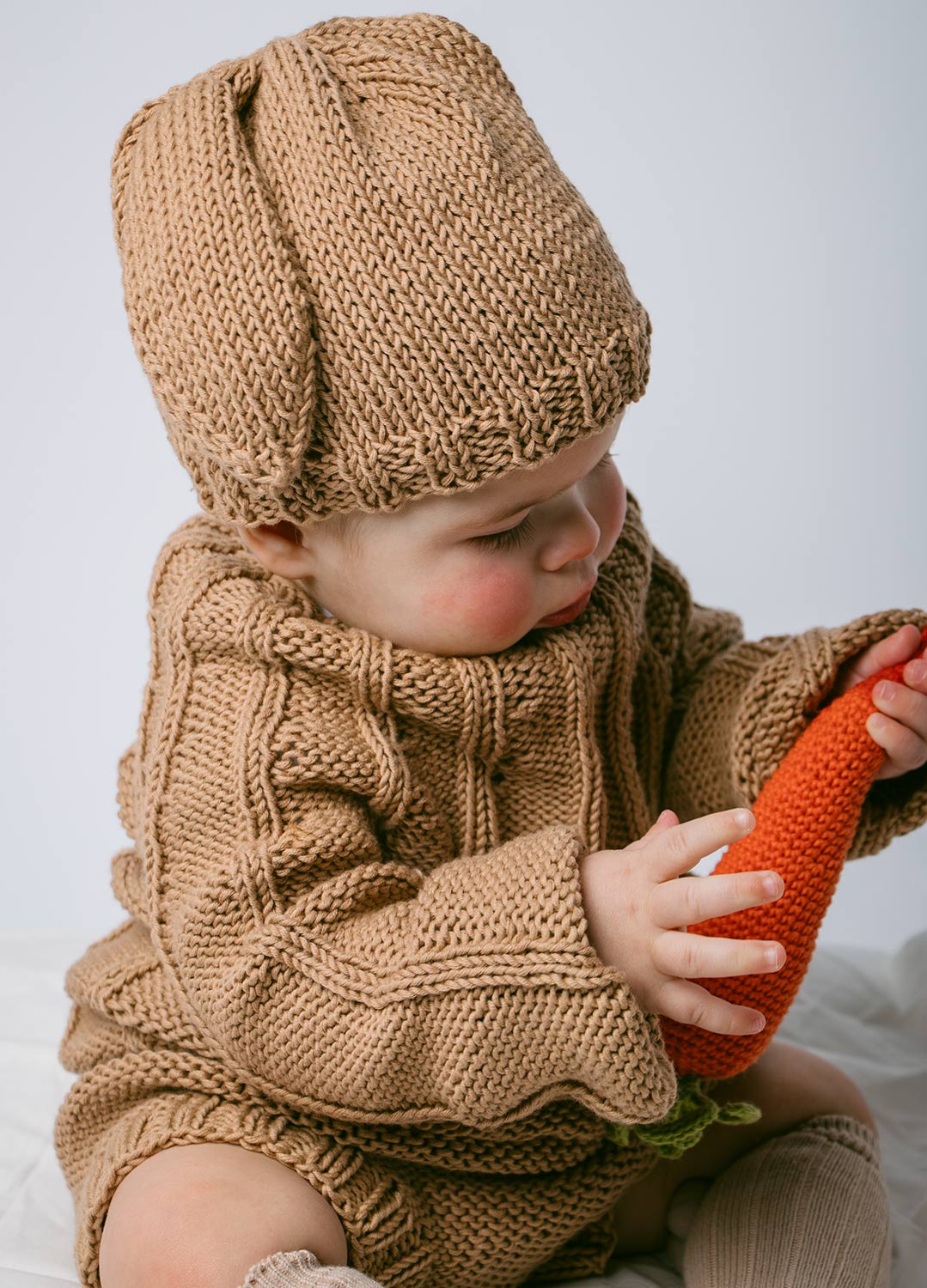 Baby Rabbit Beanie Free Pattern – weareknitters