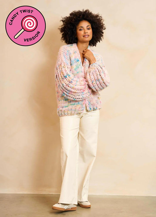 Fresco Cardigan Kit - Candy Twist Version