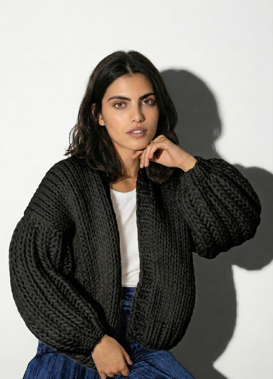 Fresco Cardigan Kit - Yummy Yarn Version