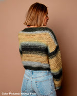 Ginkgo Sweater Kit - Color Crush: Self Striping Version