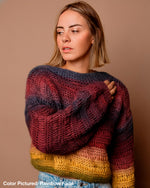 Ginkgo Sweater Kit - Color Crush: Self Striping Version