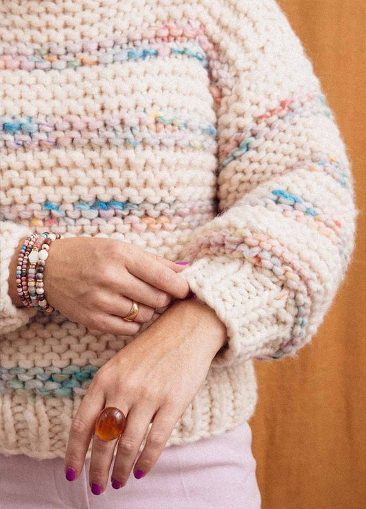 Glacé Sweater Kit - Yummy Yarn Version