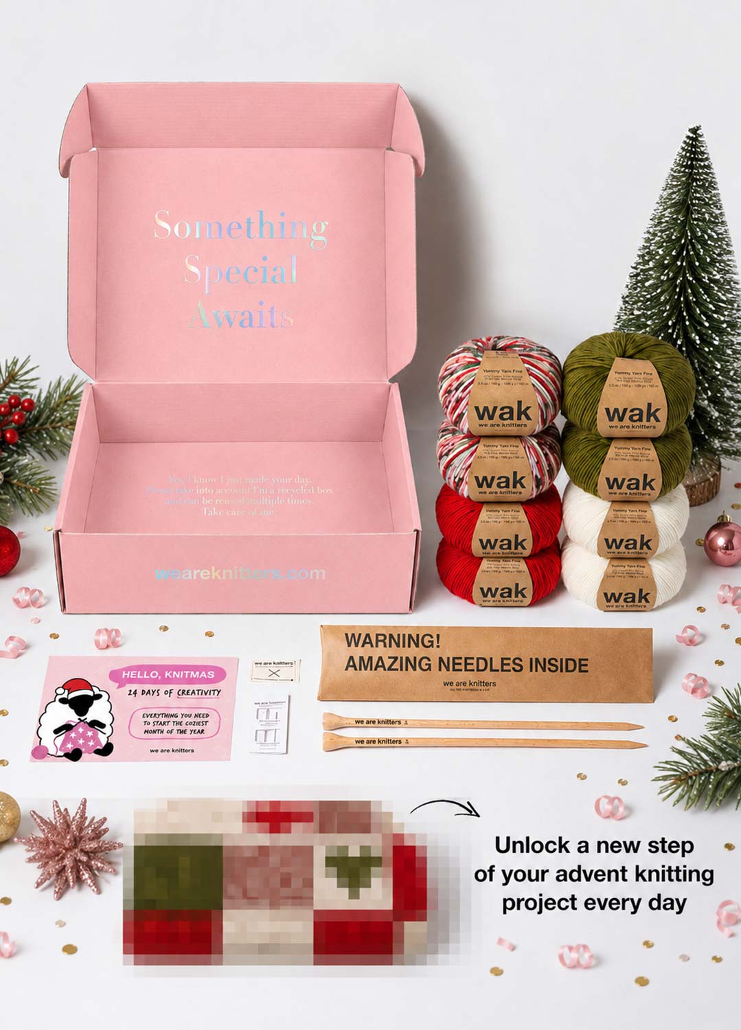 Knitmas: 24 Days of Knitting - Mystery Project Advent Calendar