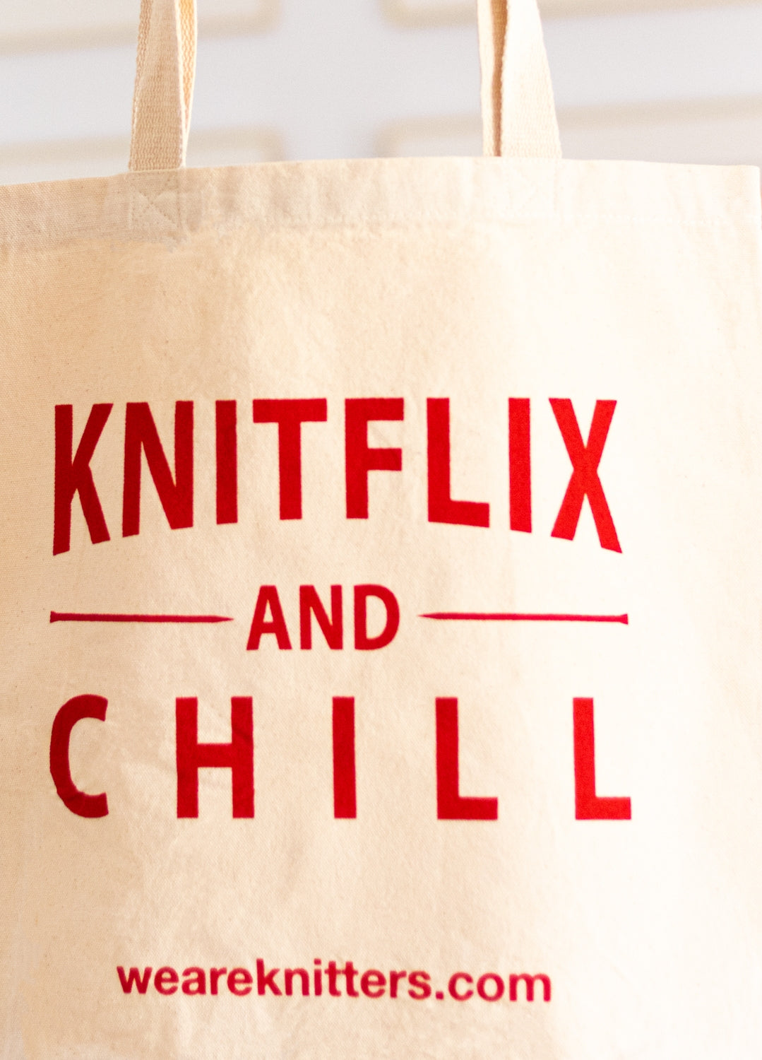 Tote Bag: Knitflix & Chill