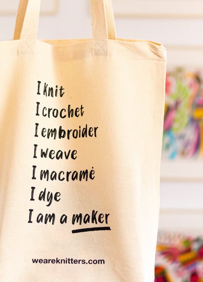 Tote Bag: I am a maker