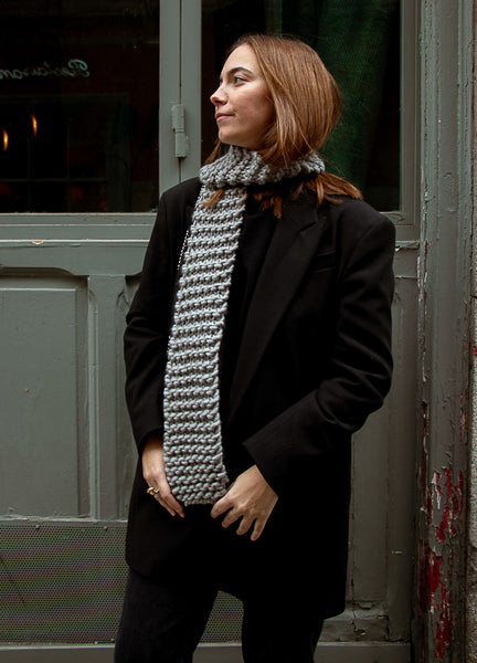 Morse Scarf – We are knitters