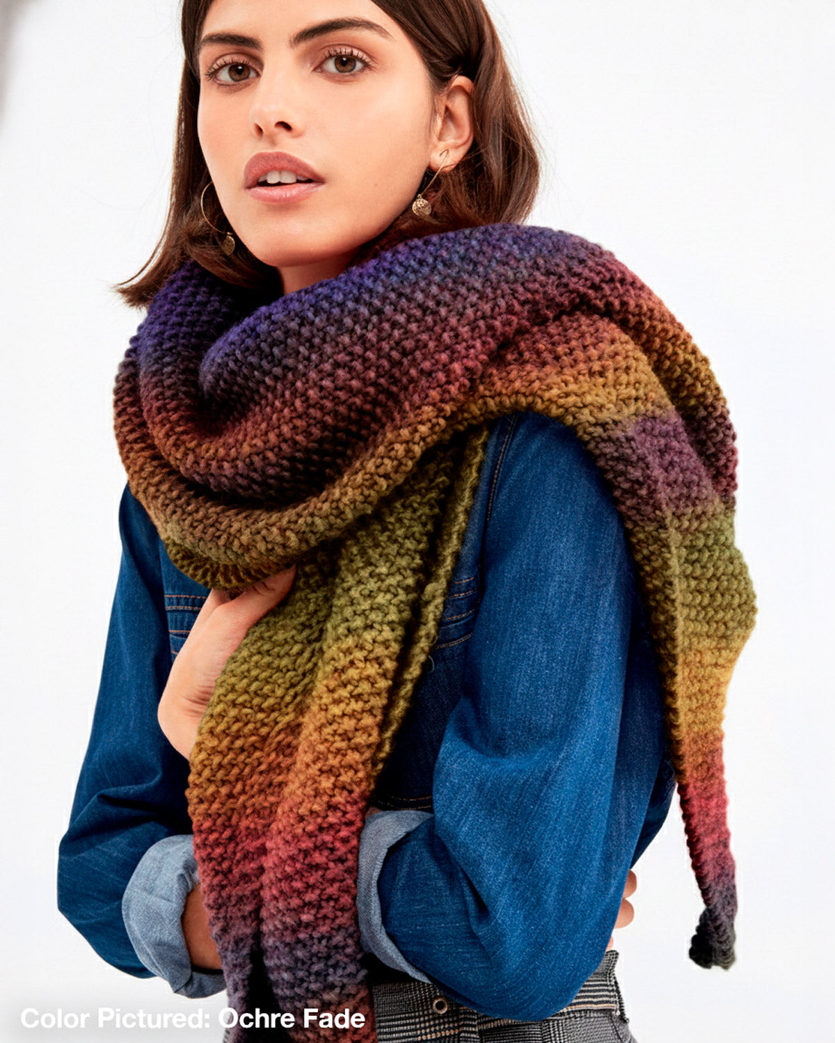 Le Marais Shawl Kit - Color Crush: Self Striping Version Le Marais Shawl Kit - Color Crush: Self Striping Version