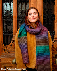 Morse Scarf Kit - Color Crush: Self Striping Version