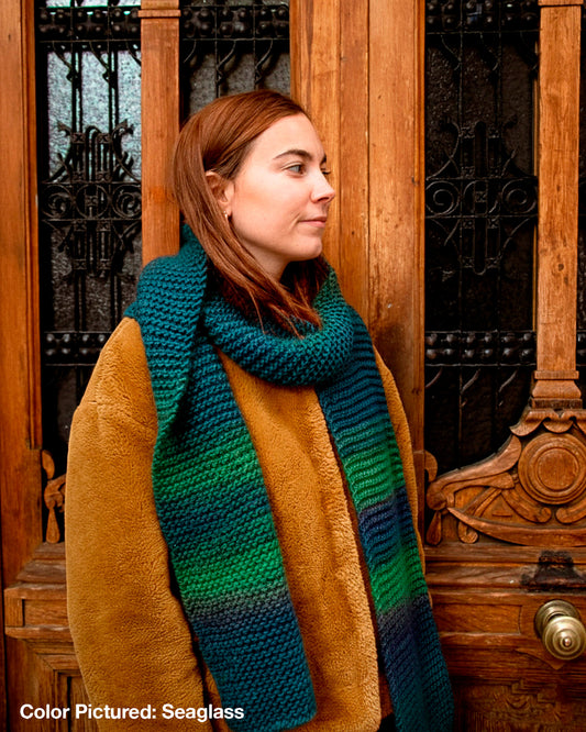 Morse Scarf Kit - Color Crush: Self Striping Version
