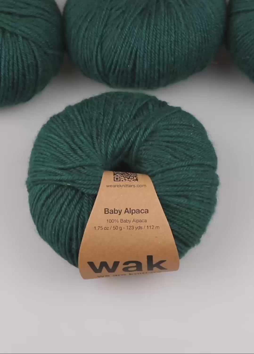 Baby Alpaca Wool Yarn Lot of 2024 3 in Forest Night, Beautiful Top Quality Yarn