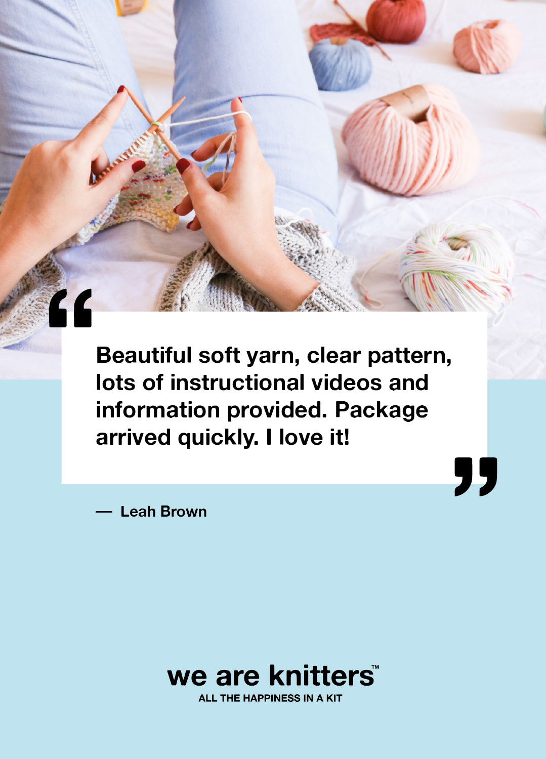 Snood - Beginner Sampler Kit - Learn The Basics Knitting Kit
