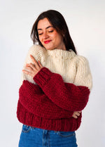 The Rainbow Sweater Kit x @paula.on.knits