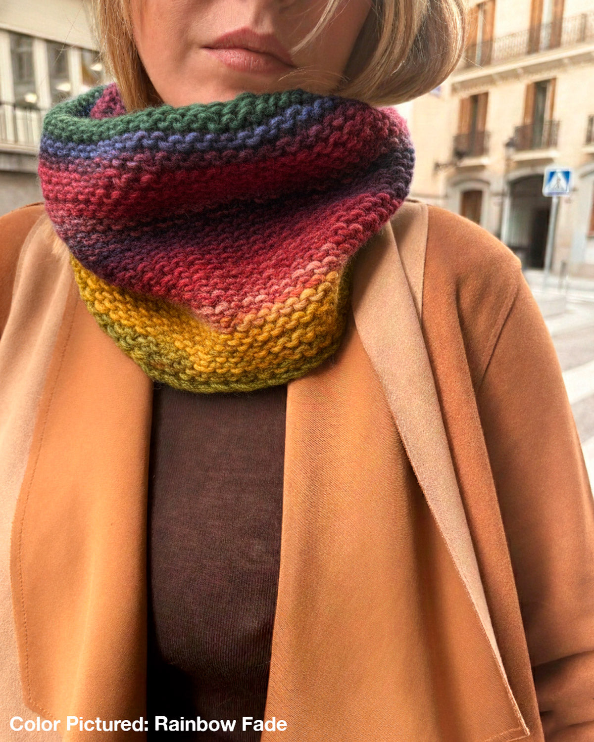 Row Row Snood Kit - Color Crush: Self Striping Version