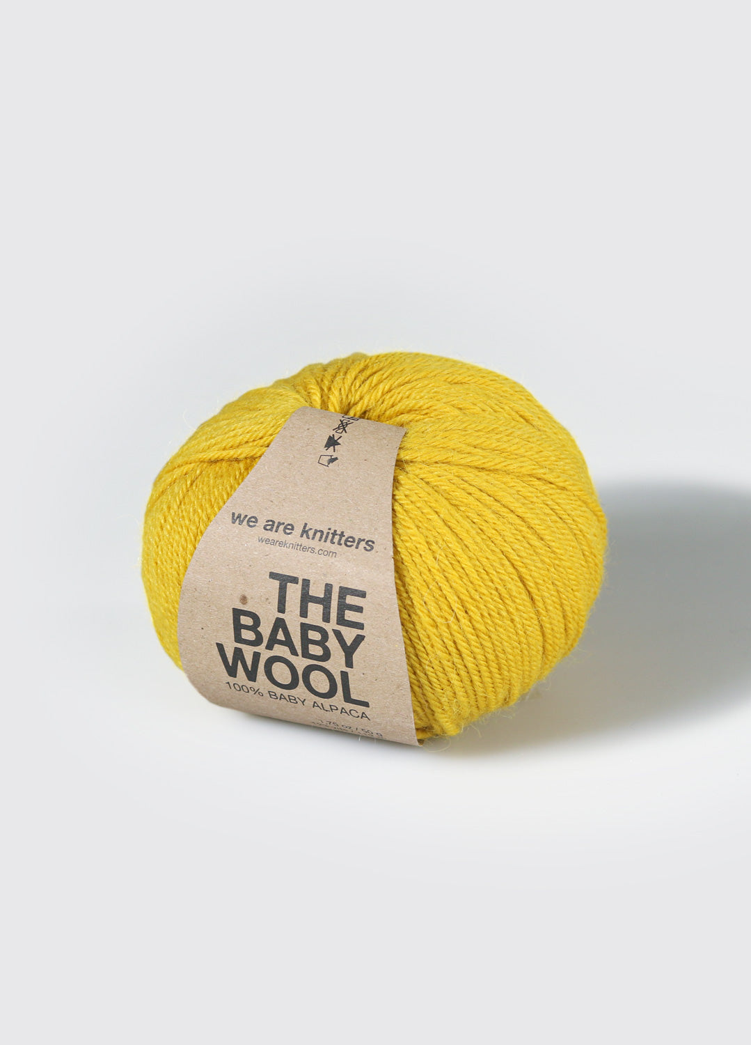 Bonnet en Baby Alpaga Jaune Moutarde – Palasana