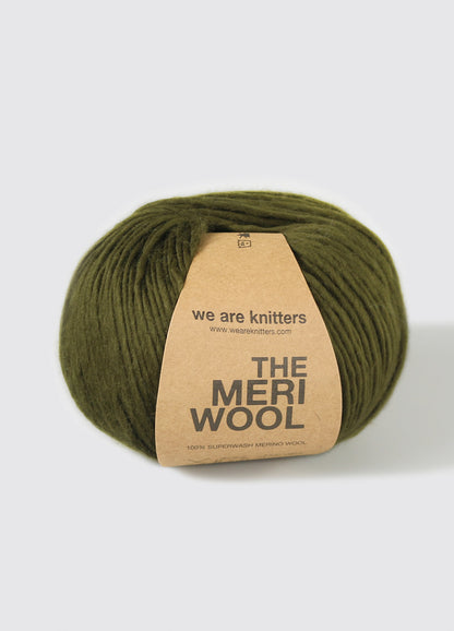 Estako Wool 98 100% Superwash Merino Wool Medium Worsted Weight Soft Knitting and Crochet Yarn 1.76 oz (50gr) 98 yds (90 M) (6373-Green)