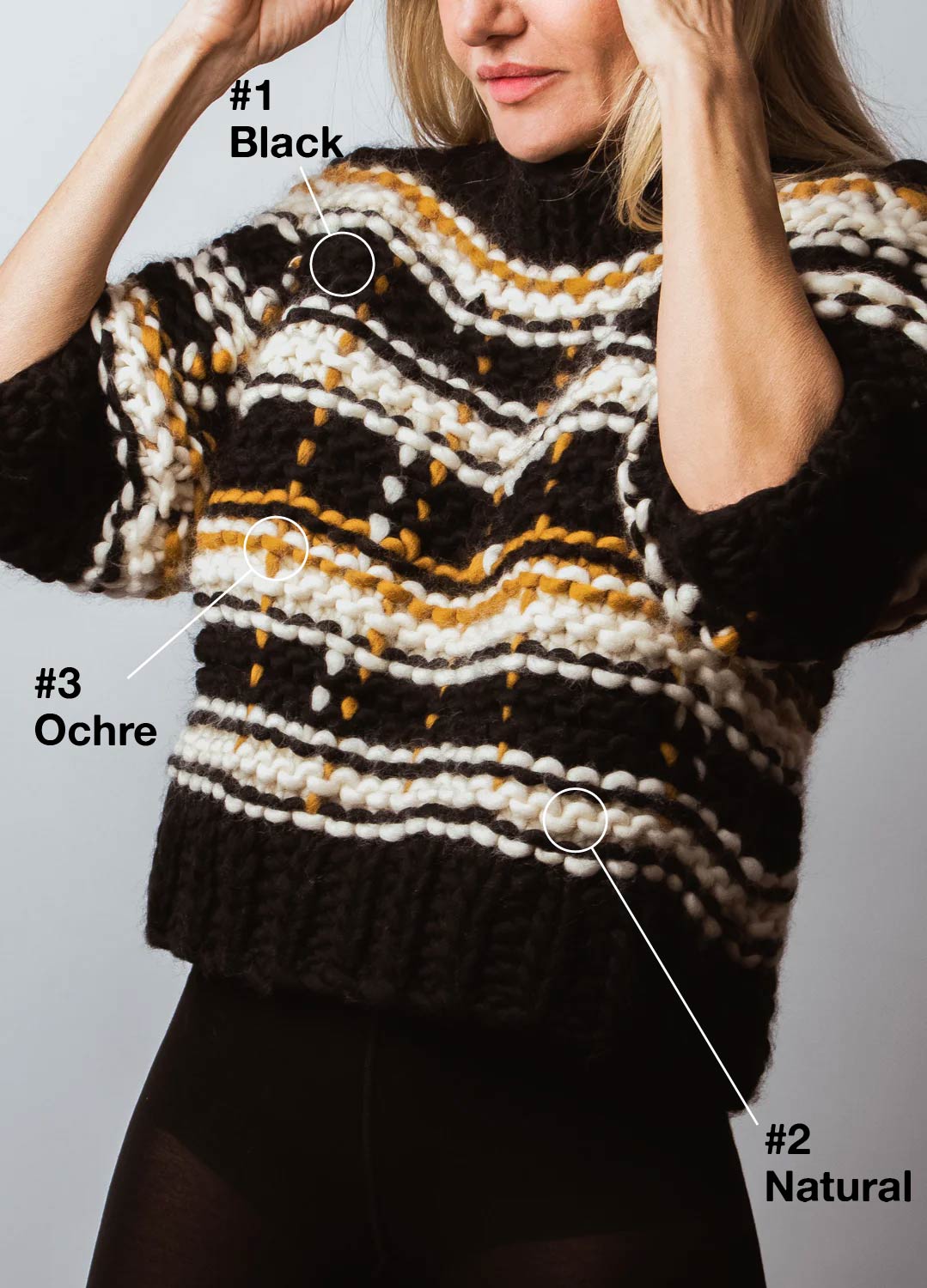 22N71 Sweater x Oliva Kit – We Are Knitters