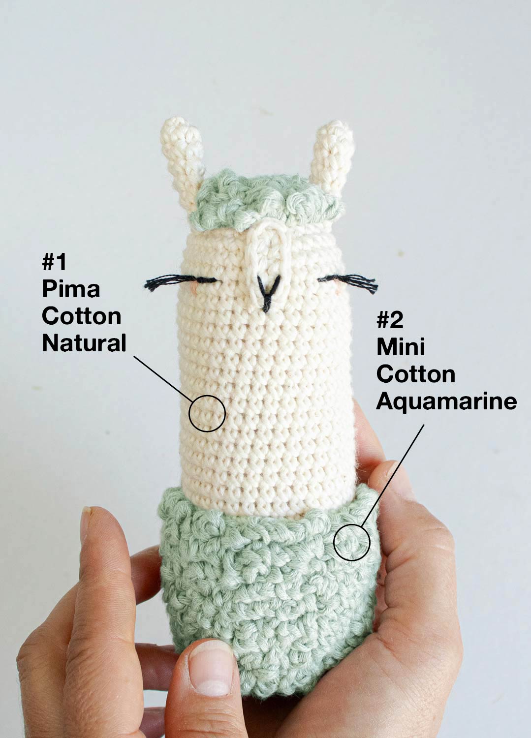 Llama Karl Llamafeld x @lalylaland Amigurumi Kit