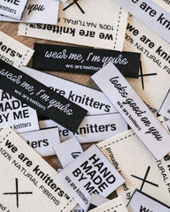 Cross sell: 5 pack of We Are Kniters textile labels