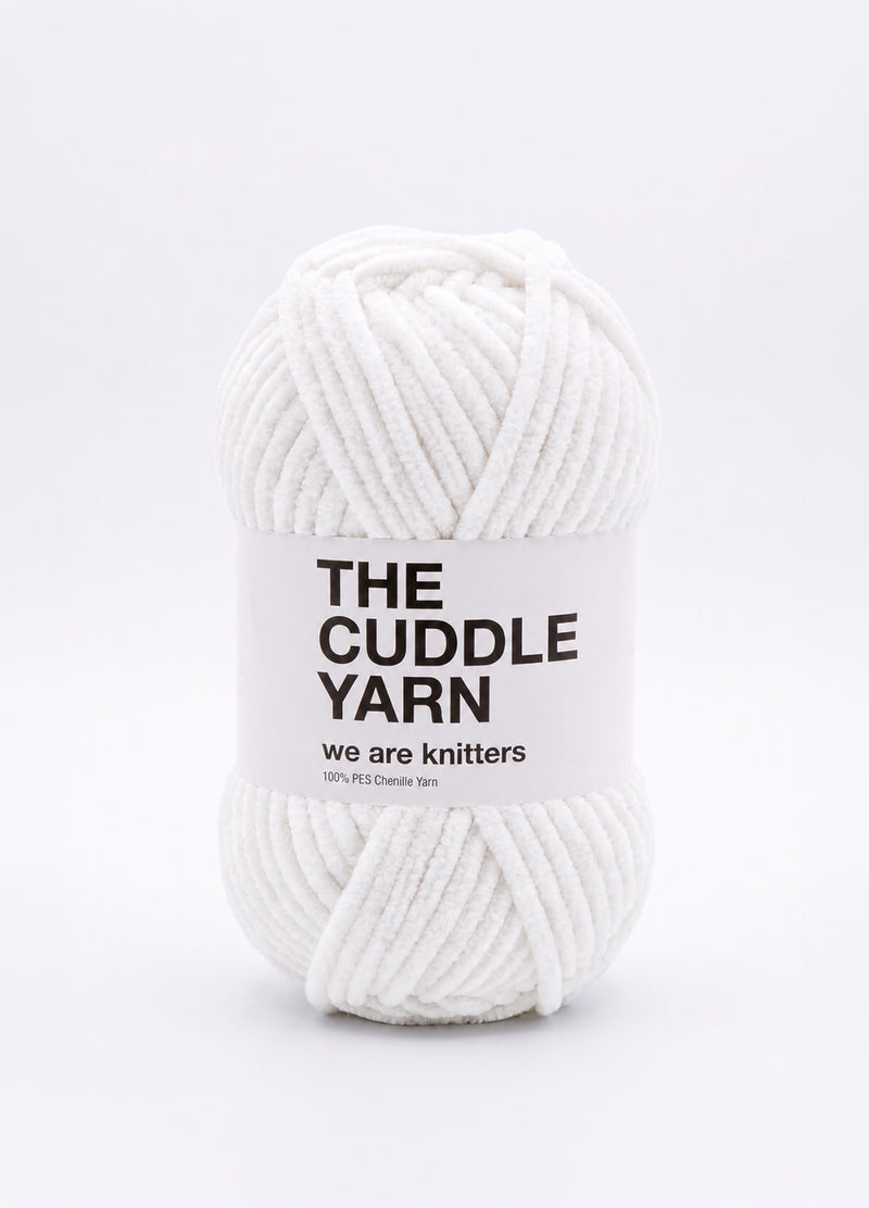 The Cuddle Yarn White - Amigurumi Chenille Yarn
