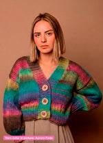 Tupelo Cardigan Kit - Color Crush: Self Striping Version