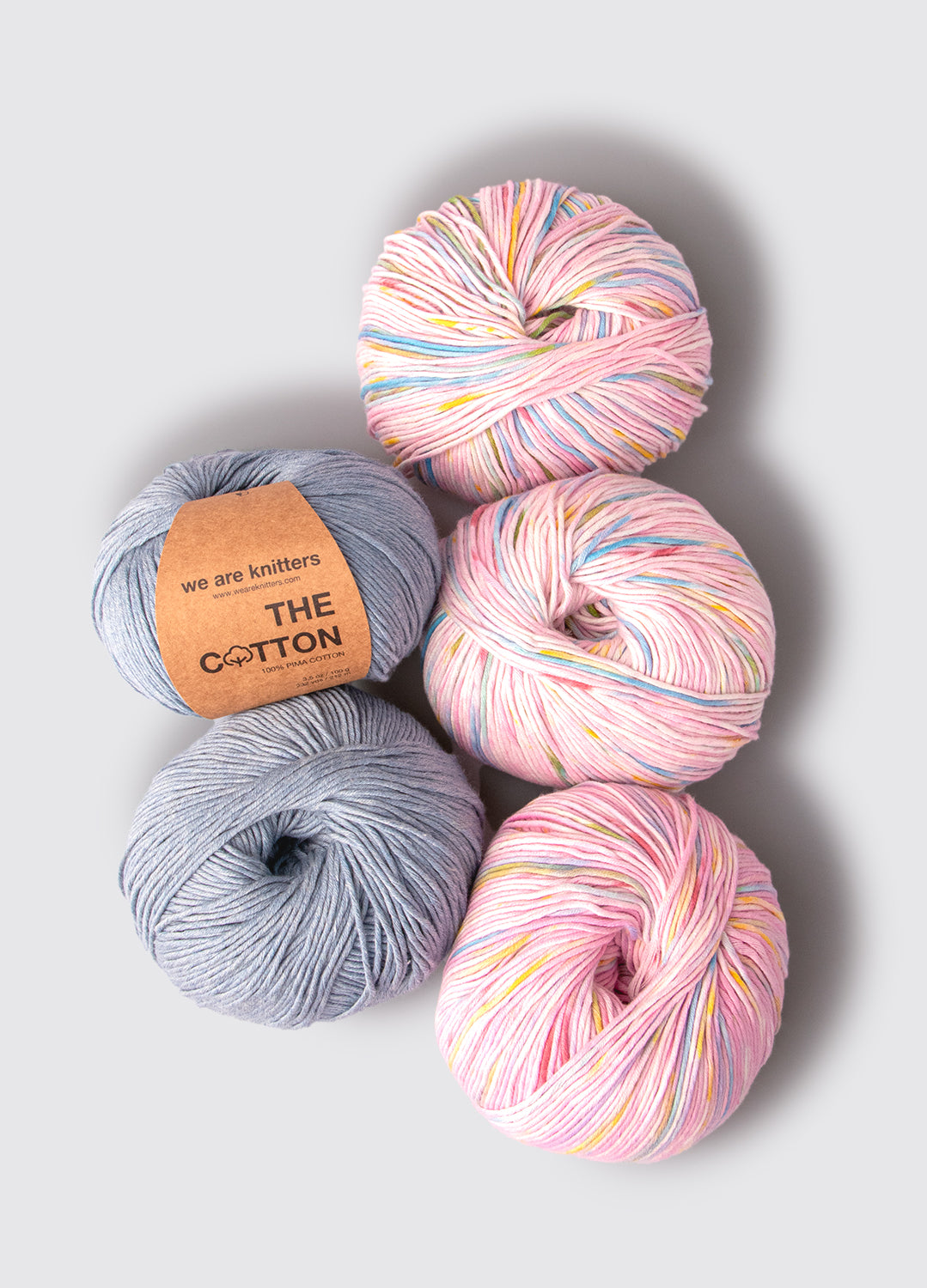 5 Pack of Pima Cotton Yarn Balls