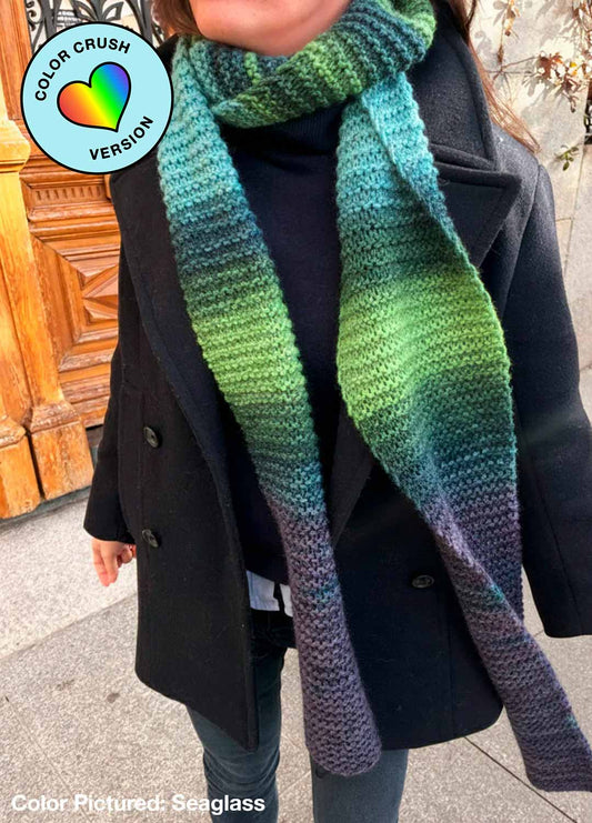 Vega Scarf Kit - Color Crush: Self Striping Version