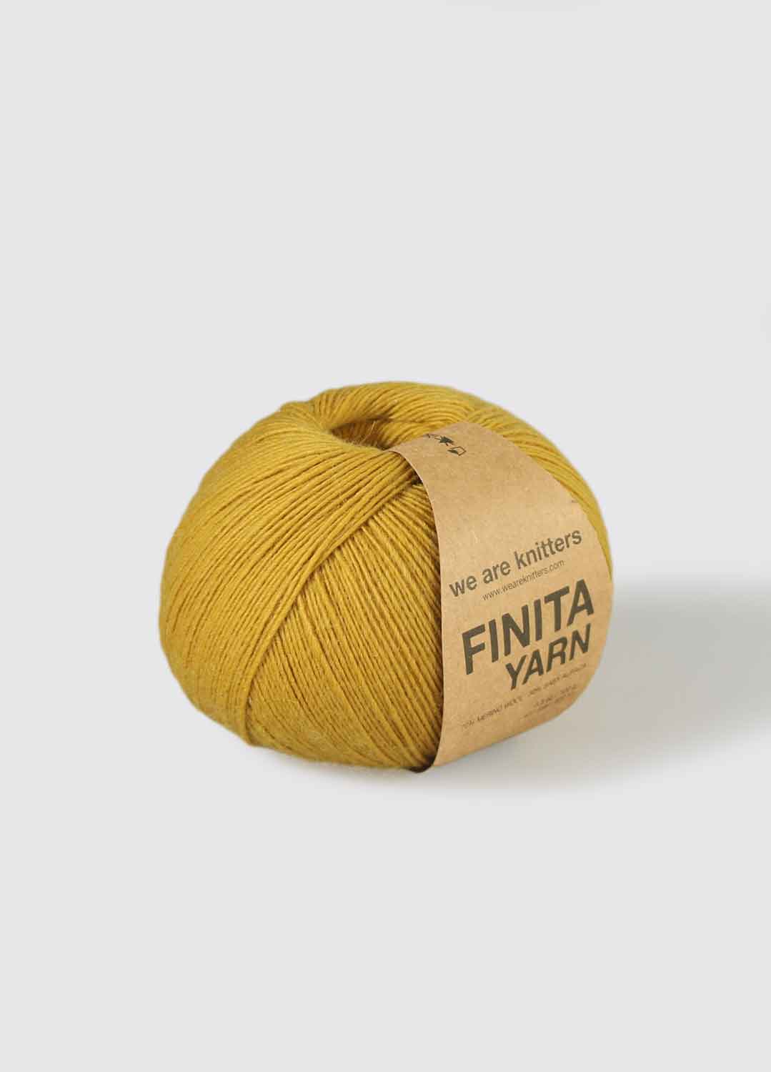 We Are Knitters Finita Yarn Mustard Finita Yarn