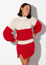 The Rainbow Skirt & Sweater Set Kit x @paula.on.knits - Yummy Yarn Version