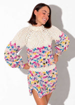 The Rainbow Skirt & Sweater Set Kit x @paula.on.knits - Yummy Yarn Version