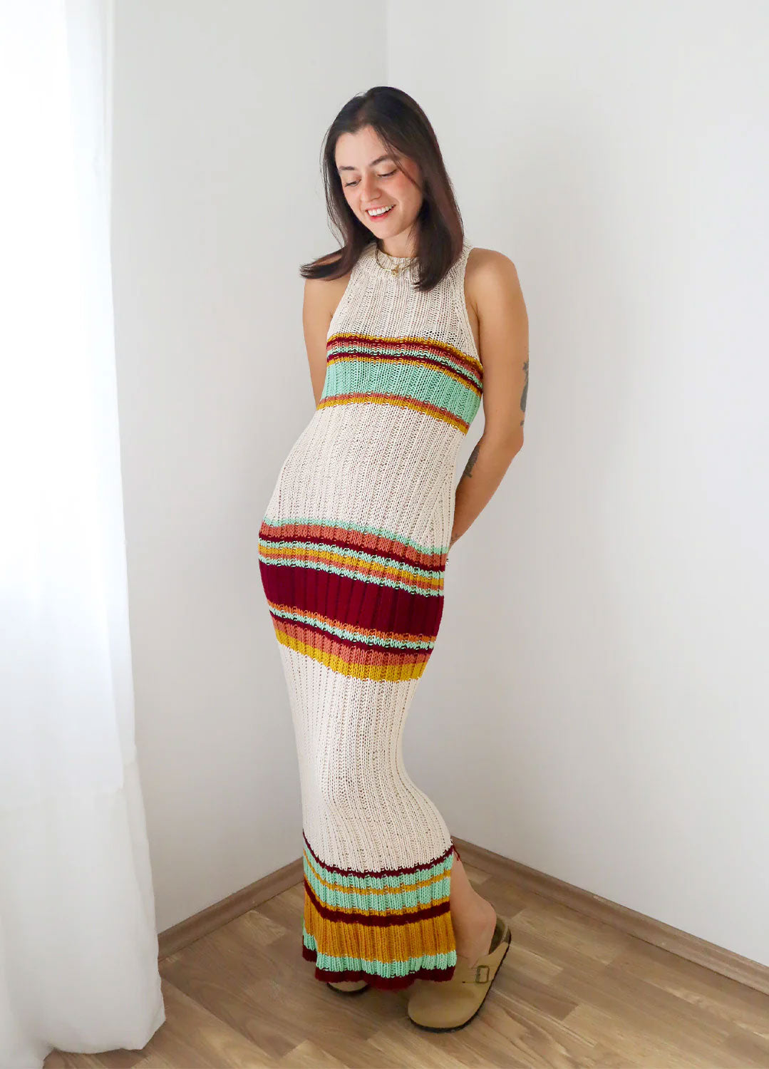 The Samba Dress Knitting Kit Cotton Intermediate - We Are Knitters The Samba Dress Knitting Kit Cotton Intermediate - We Are Knitters
